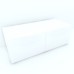 Armonia Comoda alba cu 2 usi cu sistem "PUSH TO OPEN" fronturi MDF Alb Mat